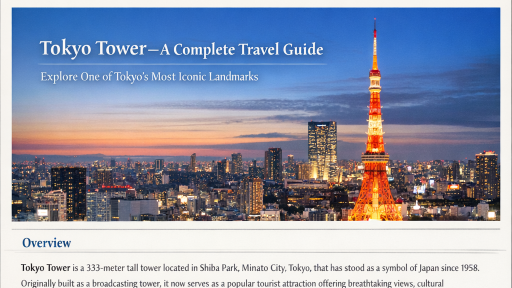 Tokyo Tower: An Iconic Landmark and Must-Visit Attraction in Japan, photo 1 of 10